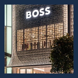 İstinye Park’taki BOSS Mağazasının 3D Baskılı Cephesi