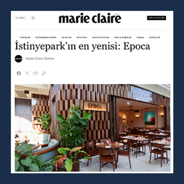 Marie Claire - İstinyePark'ın En Yenisi: Epoca